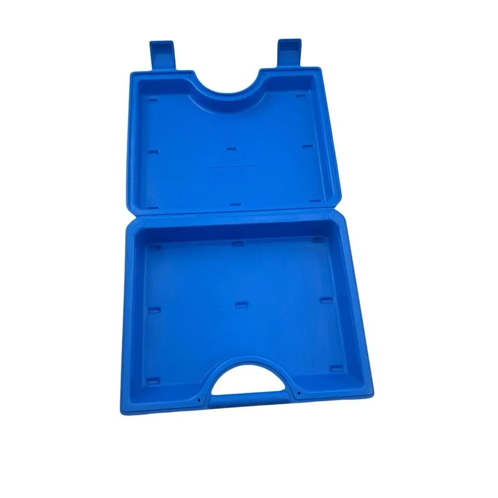 Vintage Blue Lego Storage Container Carrying Case Box USA Latch 90s Fast Ship